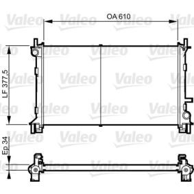 VALEO 732735 Radiateur FORD Focus Mk1 Berline (DNW) 2.0 131 CV Essence
