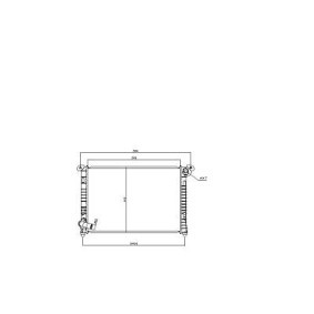 DIEDERICHS DCM1581 Radiador MINI Hatchback (R50, R53) 1.4 75 cv Otto