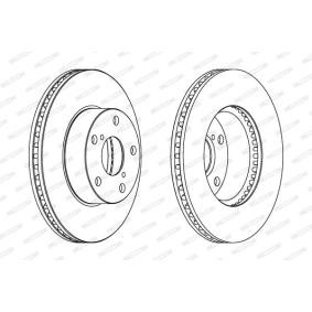FERODO DDF1216C Bremsscheiben TOYOTA RAV 4 II (CLA2_, XA2_, ZCA2_, ACA2_) 2.0 150 PS Otto