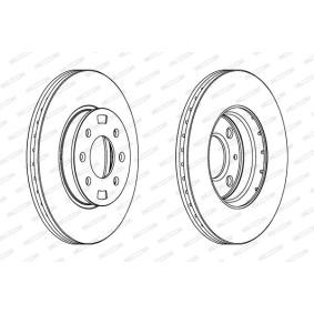 FERODO DDF1603C Disque de frein HYUNDAI ACCENT 4 Stufenheck (RB) 1.4 99 CV Essence