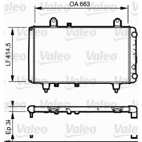 Osta Jäähdytin, moottorin jäähdytys VALEO:llä 811380 edullisesti hintaan 173,95&nbsp;&euro;