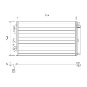 VALEO 814191 Radiatore aria condizionata BMW