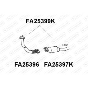 Katalysator FA25399K für FIAT
