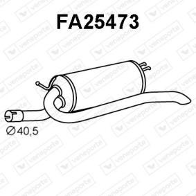 VENEPORTE FA25473 Endschalldämpfer FIAT PALIO Weekend (178DX)