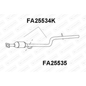Katalysator FA25534K für FIAT