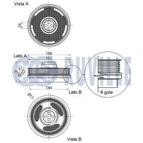 RUVILLE 265801 Taqués hidráulicos ROVER CABRIO