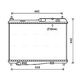 Compre Radiador, arrefecimento do motor da AVA COOLING SYSTEMS FD2620 a um preço baixo por 201,67&nbsp;&euro;