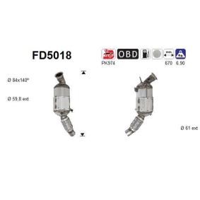 Comprar Filtro de partículas de AS FD5018 a bajo precio de 515,15&nbsp;&euro;
