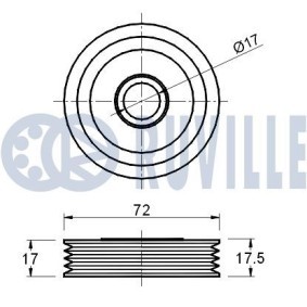 RUVILLE 55085 Tensor da correia do alternador MINI Hatchback (R50, R53) 1.6 90 cv Otto