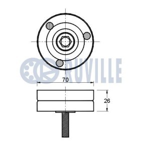 RUVILLE 55173 Freilauf Lichtmaschine MERCEDES-BENZ C-Klasse Sportcoupe (CL203) 1.8 122 PS Otto