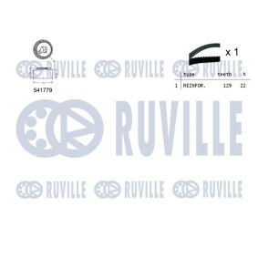 RUVILLE 56343 Schwingungsdämpfer, Keilrippenriemen SKODA