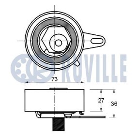 RUVILLE 59955 Frihjulskoppling PEUGEOT 207 SW (WK_) 1.6 120 hk Bensinmotor