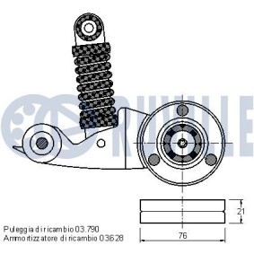 RUVILLE 65920 Vattenpump PEUGEOT 207 SW (WK_) 1.6 110 hk Bensinmotor