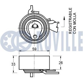 RUVILLE 7326 Roulement de roue MITSUBISHI GALANT 5 Stufenheck (E5A, E7A, E8A) 2.0 90 CV Diesel