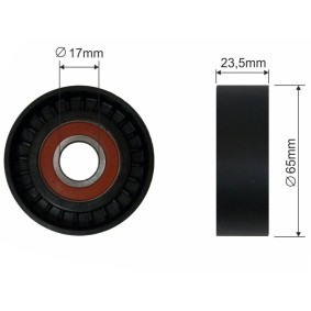 Spannrolle, Keilrippenriemen FT44521 FORD KA von FAST