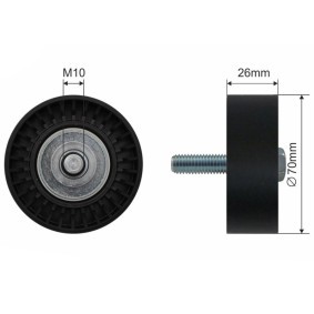 FAST FT44530 Umlenk- / Führungsrolle, Keilrippenriemen FIAT SEDICI