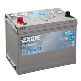 EXIDE EA755 Batteria MITSUBISHI GALLOPER