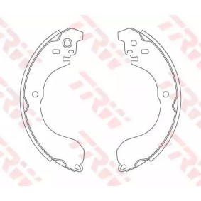 TRW GS8813 Maxilas de travão JEEP COMPASS (MK49) 2.1 163 cv Diesel