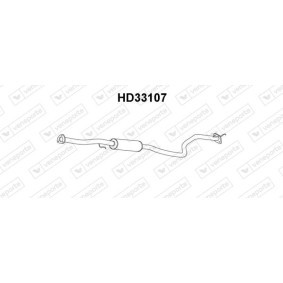 VENEPORTE HD33107 Vorschalldämpfer HONDA
