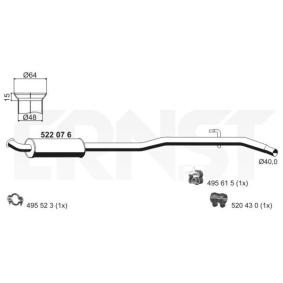 Vorschalldämpfer 522076 für RENAULT