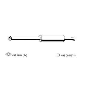 ERNST 670005 Vorschalldämpfer MAZDA