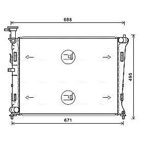 Compre Radiador, arrefecimento do motor da AVA COOLING SYSTEMS KA2237 a um preço baixo por 133,24&nbsp;&euro;