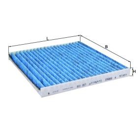 MAHLE LAO 109 Filtro de habitáculo SUZUKI LIANA Fastback 1.6 103 cv Motor otto