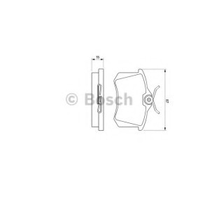 Osta Jarrupalat, levyjarru BOSCH:llä 0 986 469 610 edullisesti hintaan 64,05&nbsp;&euro;