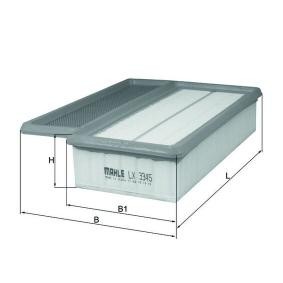 Osta Ilmansuodatin MAHLE:llä LX 3345 edullisesti hintaan 20,94&nbsp;&euro;