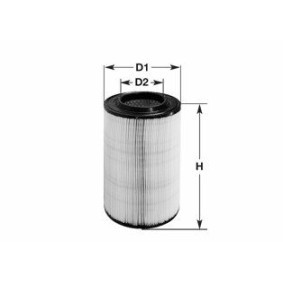 CLEAN FILTER MA1036 Ilmansuodatin FIAT DUCATO Bussi (244, Z_) 2.0 84 hv Diesel