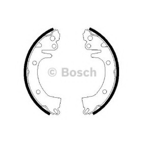 BOSCH 0 986 487 462 Bromsbackar HYUNDAI ACCENT 1 (X-3) 1.5 88 hk Bensinmotor