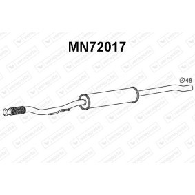 VENEPORTE MN72017 Vorschalldämpfer MINI