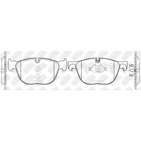 NiBK PN0094 Bromsbelägg BMW X6 (F16, F86) 2.0 245 hk Bensinmotor