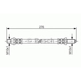 Compre Tubo flexível de travão da BOSCH 1 987 476 000 a um preço baixo por 10,74&nbsp;&euro;