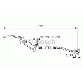Compre Tubo flexível de travão da BOSCH 1 987 476 085 a um preço baixo por 40,06&nbsp;&euro;