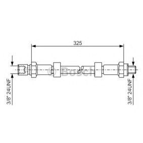Compre Tubo flexível de travão da BOSCH 1 987 476 130 a um preço baixo por 18,14&nbsp;&euro;