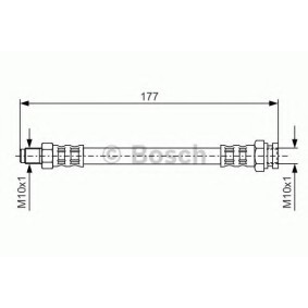 Compre Tubo flexível de travão da BOSCH 1 987 476 671 a um preço baixo por 18,71&nbsp;&euro;