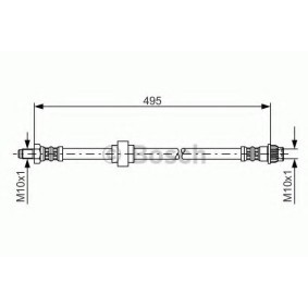 Compre Tubo flexível de travão da BOSCH 1 987 476 953 a um preço baixo por 21,23&nbsp;&euro;
