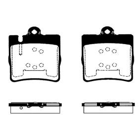 RAICAM RA.0750.0 Bremsbeläge MERCEDES-BENZ C-Klasse Sportcoupe (CL203) 2.5 204 PS Otto
