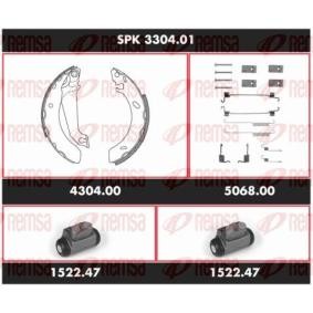 REMSA SPK 3304.01 Kit freno, freno a tamburo FORD ESCORT