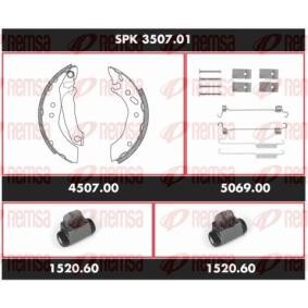 REMSA SPK 3507.01 Kit freno, freno a tamburo FORD ESCORT