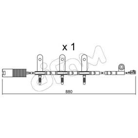 Warnkontakt, Bremsbelagverschleiß SU.149 für MINI