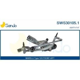 SANDO SWS30105.1 Scheibenwischergestänge FIAT GRANDE PUNTO (199) 1.3 69 PS Diesel