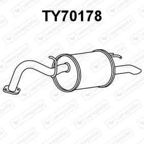 Endschalldämpfer TY70178 für TOYOTA