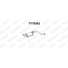 Endschalldämpfer TY70362 für TOYOTA