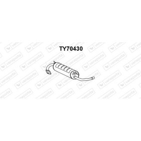 Endschalldämpfer TY70430 für TOYOTA