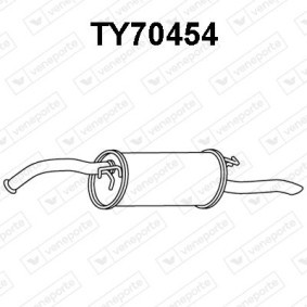 Endschalldämpfer TY70454 für TOYOTA