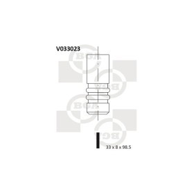 BGA V033023 Válvula de escape HONDA