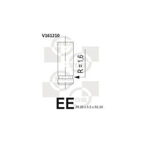 BGA V161210 Válvula de admisión SUZUKI CARRY Furgón