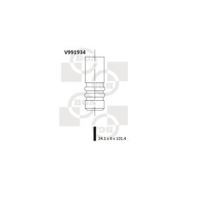 BGA V991934 Válvula de escape MAZDA